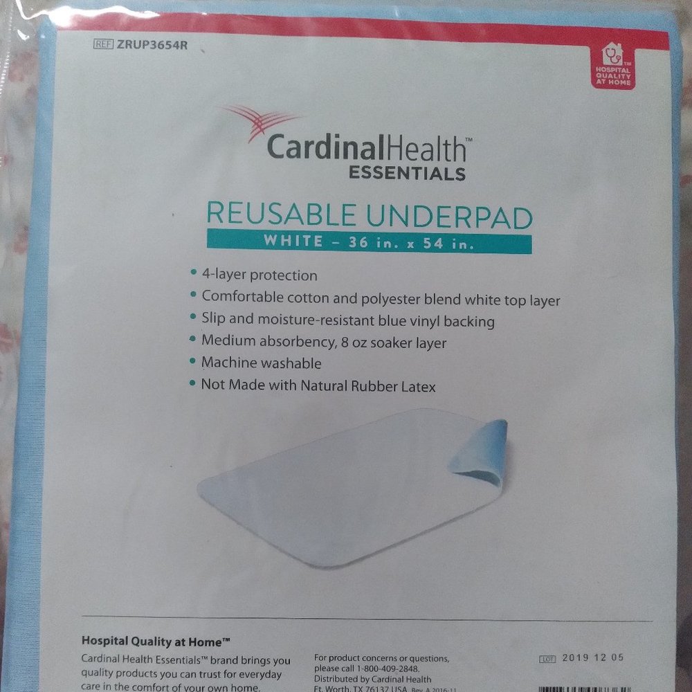 Reusable underpads for baby or adults